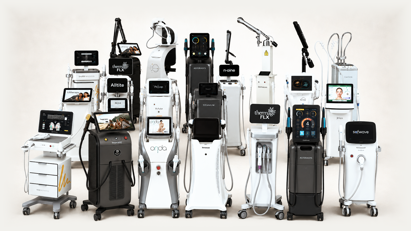 Aesthetic devices in use at DayBeau Gangnam