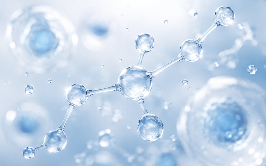 How Skin Boosters work — hydration zone diagram