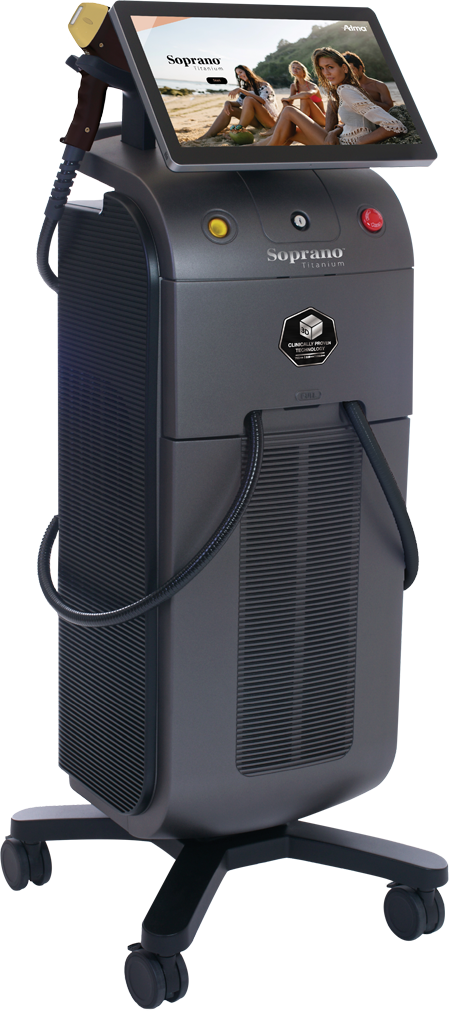Soprano Titanium device by Alma Lasers